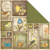 Creative Imaginations - Song Birds Collection - 12 x 12 Double Sided Paper - Fancy Flight