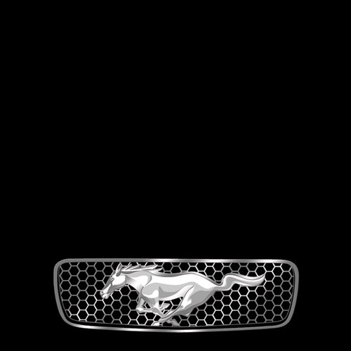 Creative Imaginations - Ford Enthusiast Collection - 12 x 12 Paper with Foil Accents - Mustang Logo