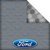 Creative Imaginations - Ford Enthusiast Collection - 12 x 12 Double Sided Paper - Ford Logo
