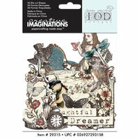 Creative Imaginations - Preposterous Collection - Die Cut Cardstock Pieces