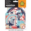 Creative Imaginations - Nautical Collection - Die Cut Cardstock Pieces