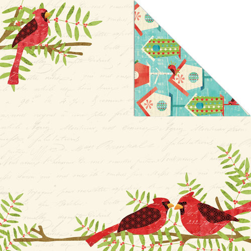 Creative Imaginations - Holiday Joy Collection - Christmas - 12 x 12 Double Sided Paper - Being Together