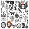 Creative Imaginations - Hallow's Eve Collection - Halloween - Die Cut Cardstock Pieces
