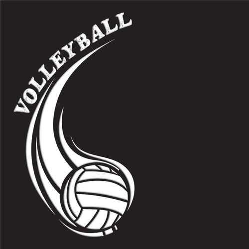 Creative Imaginations - Volleyball Collection - 12 x 12 Embossed Paper - Volleyball