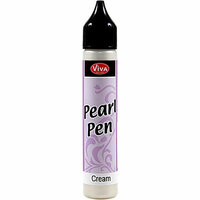 Splash of Color - Viva Colour - Pearl Pen - Dimensional Paint - Cream
