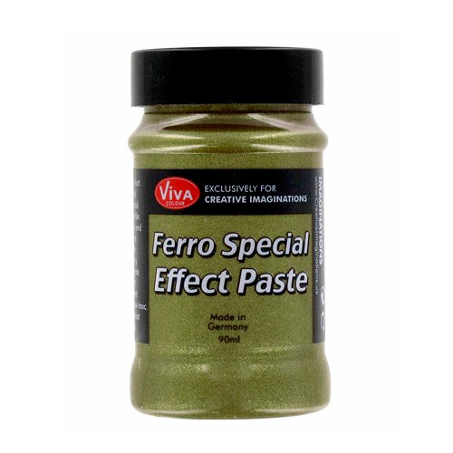 Splash of Color - Viva Colour - Ferro Special Effect Paste - Gold Green