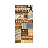 Splash of Color - All Football Collection - Cardstock Stickers
