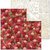Splash of Color - Le Jardin Collection - 12 x 12 Double Sided Paper - Roses are Red