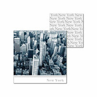 Splash of Color - New York Collection - 12 x 12 Double Sided Paper - View