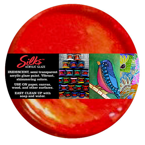 Splash of Color - Luminarte - Silks - Acrylic Glaze - Spicy Tomato
