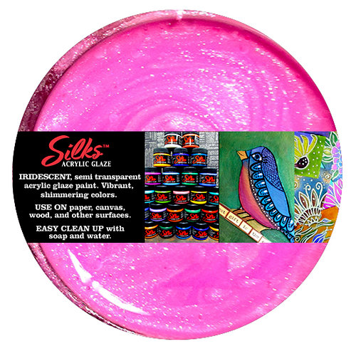 Splash of Color - Luminarte - Silks - Acrylic Glaze - Pixie Pink
