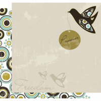 Crafting Jewish Style - Passover Collection - 12 x 12 Double Sided Paper - Freedom Dove, CLEARANCE