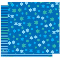 Crafting Jewish Style - Hanukkah Collection - 12 x 12 Double Sided Paper - Star Of David