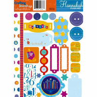 Crafting Jewish Style - Hannukah Collection - Cardstock Stickers - Sheet Two, CLEARANCE
