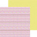 Clever Handmade - Above the Clouds Collection - 12 x 12 Double Sided Paper - Treat Stripe