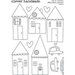 Clever Handmade - Embroidery Patterns - Rub Ons - Houses