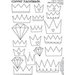 Clever Handmade - Embroidery Patterns - Rub Ons - Crowns