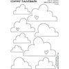 Clever Handmade - Embroidery Patterns - Rub Ons - Clouds