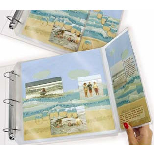 C-Line - Memory Book - Page Protectors - 8.5 x 11 Clear - Flip Page - 6 Pack