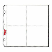 C-Line - Memory Book - Organizer Pages - 12 x 12 Clear - Four Fun Style - 10 Pack