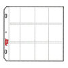 C-Line - Memory Book - Organizer Pages - 12 x 12 Clear - Sticker Stacker Style - 10 Pack