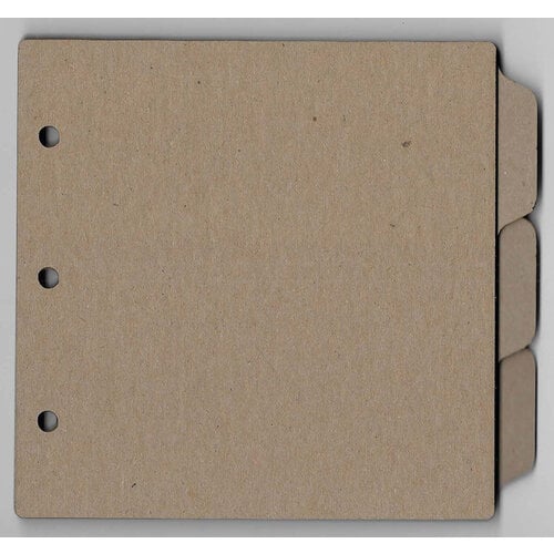 Clear Scraps - Chipboard Album - 6 x 6 Tab