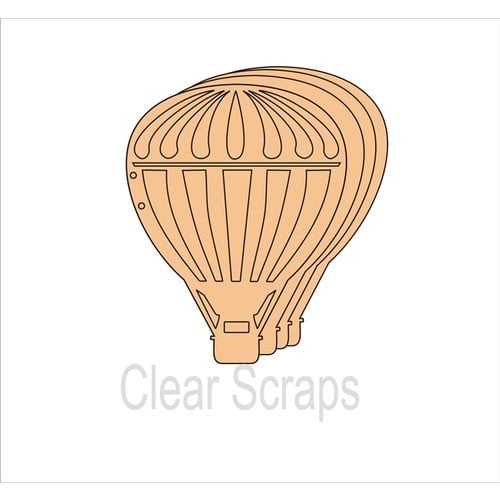 Clear Scraps - Chipboard Album - Balloon