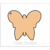 Clear Scraps - Chipboard Album - Butterfly