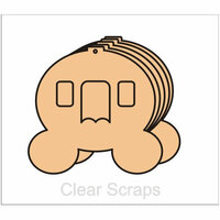 Clear Scraps - Chipboard Album - Carriage