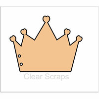 Clear Scraps - Chipboard Album - Crown