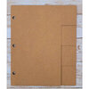 Clear Scraps - Chipboard Album - 6.5 x 8 - Layered Tab
