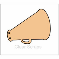 Clear Scraps - Chipboard Album - Megaphone