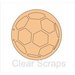Clear Scraps - Chipboard Album - Soccer