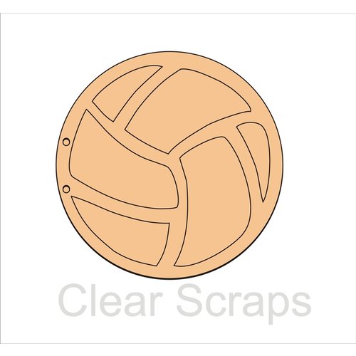 Clear Scraps - Chipboard Album - Volleyball