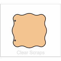 Clear Scraps - Chipboard Album - Wave