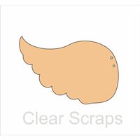 Clear Scraps - Chipboard Album - Wings