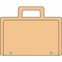 Clear Scraps - Chipboard Album - Travel  Brag Bag, CLEARANCE