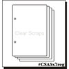 Clear Scraps - Clear Acrylic Album - 5 x 7 Regular Pages
