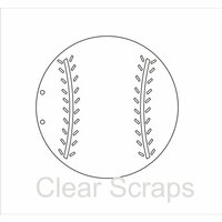 Clear Scraps - Clear Acrylic Album - Baseball