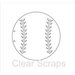 Clear Scraps - Clear Acrylic Album - Baseball