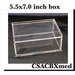 Clear Scraps - DIY Acrylic Box - Keepsake Box - Medium - 5.5 x 7
