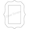 Clear Scraps - Clearly Framed - Rectangle Center, Deco Outer - Small
