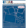 Clear Scraps - 12 x 12 Acrylic Layout - Ahoy