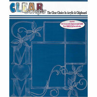 Clear Scraps - 12 x 12 Acrylic Layout - Mom