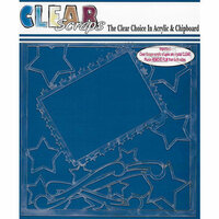 Clear Scraps - 12 x 12 Acrylic Layout - Shooting Stars