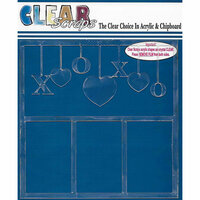 Clear Scraps - 12 x 12 Acrylic Layout - XOXO