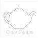 Clear Scraps - Clear Acrylic Album - Tea Pot