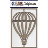 Clear Scraps - Chipboard Embellishments - Air Balloon