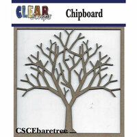 Clear Scraps - Chipboard Embellishments - Bare Tree