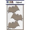 Clear Scraps - Halloween - Chipboard Embellishments - Bats